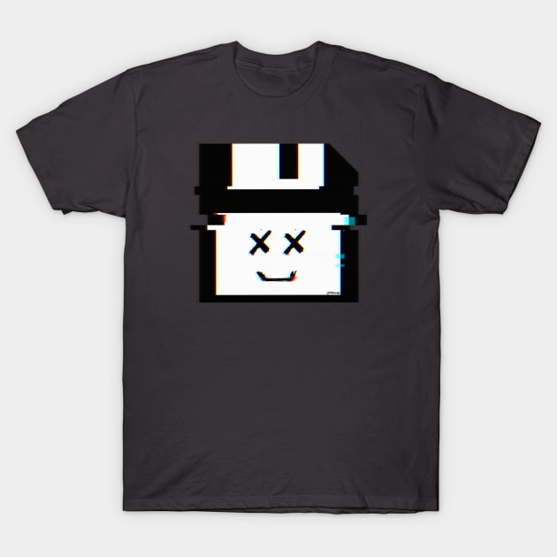 Dead Disk Glitch T-Shirt by stark4n6